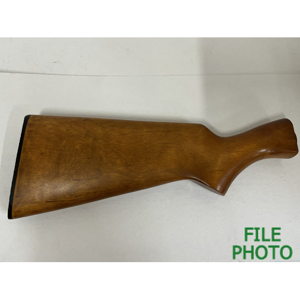 Butt Stock - Hard Wood - Plain - w/ Butt Plate - 2nd Variation - Original